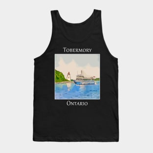 Tobermory Big Tub Lighthouse and Glass Bottom Boat - WelshDesigns Tank Top